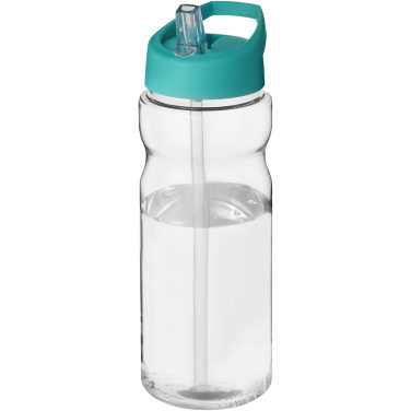 Logo trade mainostuote kuva: H2O Active® Eco Base 650 ml -urheilujuomapullo kaatonokkakannella
