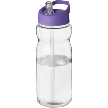 Logo trade mainoslahjat tuotekuva: H2O Active® Eco Base 650 ml -urheilujuomapullo kaatonokkakannella