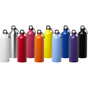 Logo trade liikelahja kuva: Oregon 750 ml:n RCS-sertifioitu, yksiseinämäinen, ruostumattomasta teräksestä valmistettu vesipullo jousihaalla