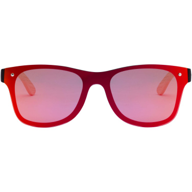 Logo trade liikelahja kuva: Tan aurinkolasit bambusangoilla