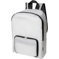 EcoFold laskostuva RPET-reppu 15 l, Valkoinen