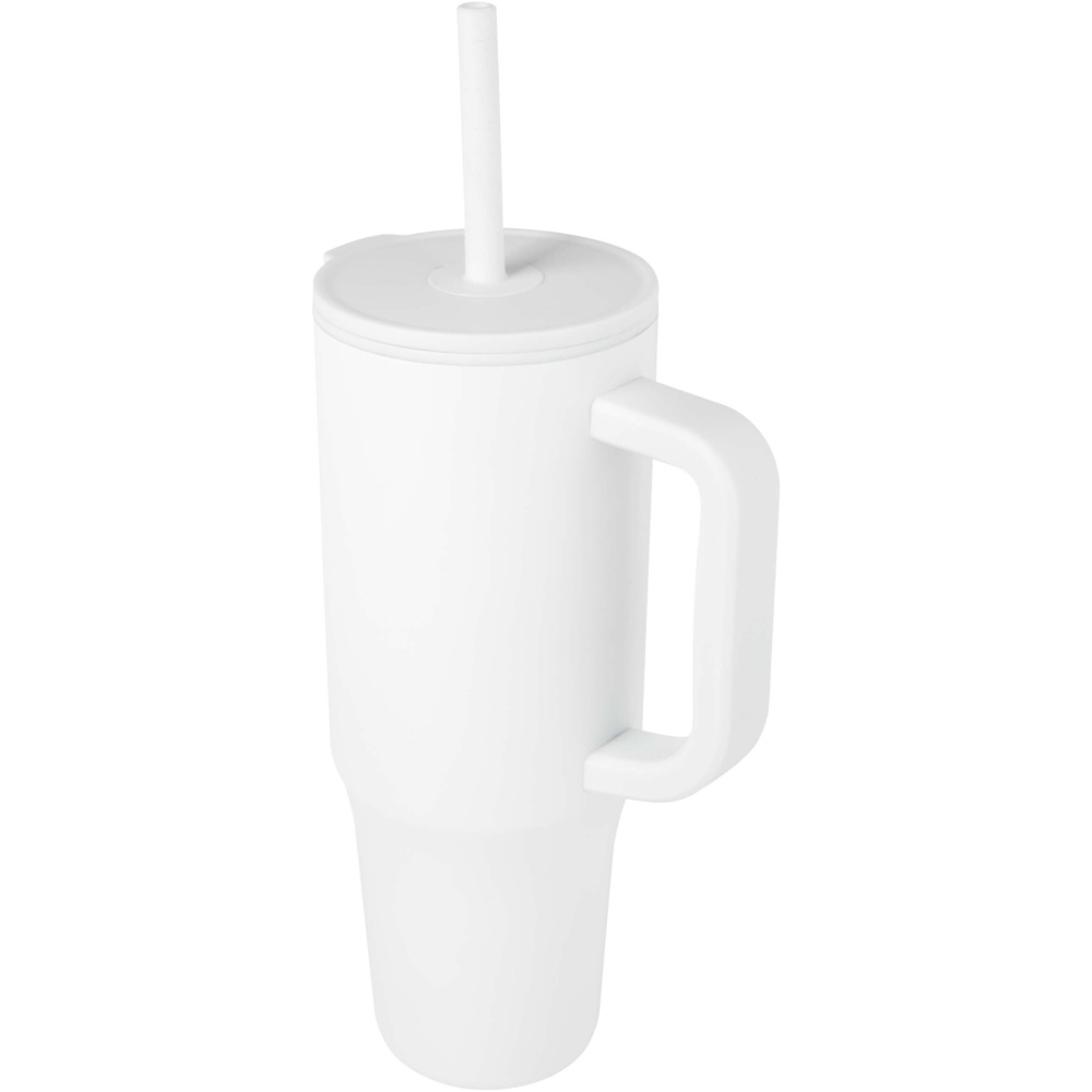 Logo trade mainoslahja kuva: Brady 900 ml:n RCS-sertifioitu eristetty juomamuki silikonipillillä