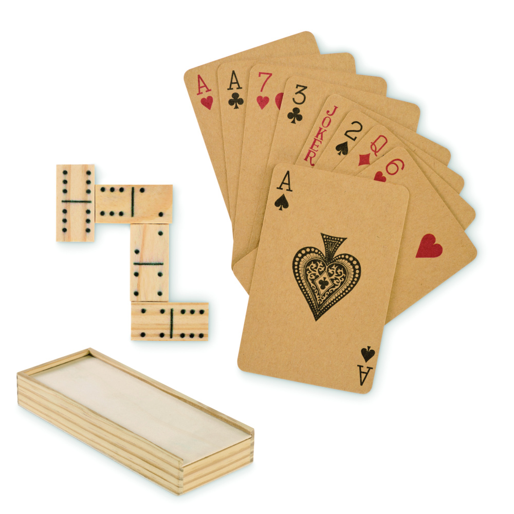 Logotrade liikelahjat kuva: Domino- ja korttisetti