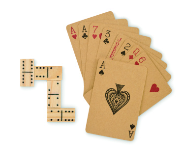 Logotrade mainostuotet kuva: Domino- ja korttisetti