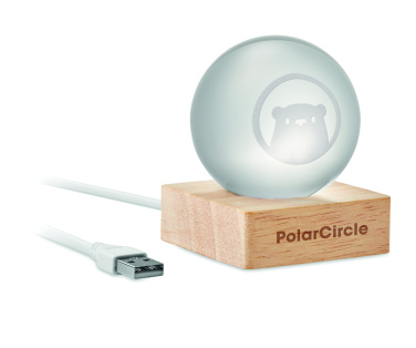 Logotrade liikelahja mainoslahja kuva: LED lasipallo