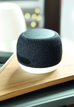 Logo trade mainoslahja ja liikelahja tuotekuva: 15W langaton laturi/kaiutin