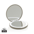 Lumora RCS -LED-meikkipeili, ladattava, kierrätysmuovia, beige