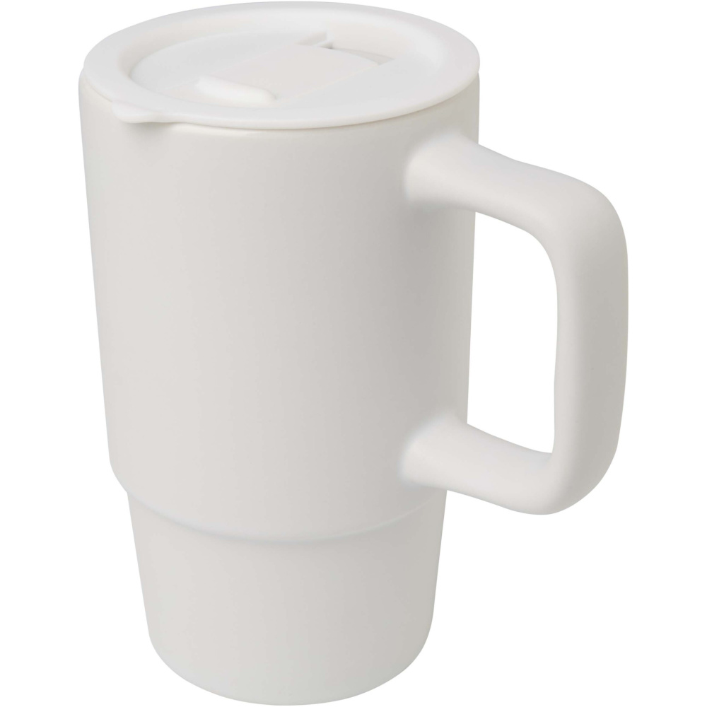Logotrade mainoslahjat kuva: Carter keramiikkamuki muovikannella, 450 ml