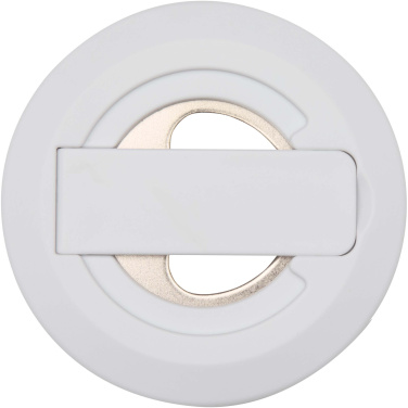 Logotrade mainoslahja tuotekuva: Ain kierrätetystä muovista valmistettu magneettinen puhelinjalusta pullonavaajalla