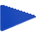 Frosty triangular recycled plastic ice scraper, Kuninkaallinen sininen