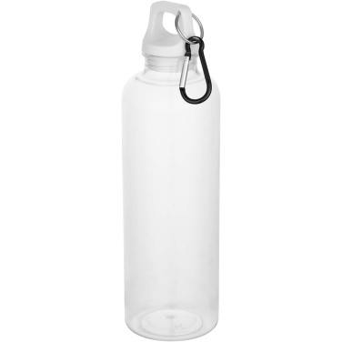 Logo trade mainoslahja ja liikelahja tuotekuva: Oregon 750 ml:n RCS-kierrätetystä muovista valmistettu vesipullo jousihaalla