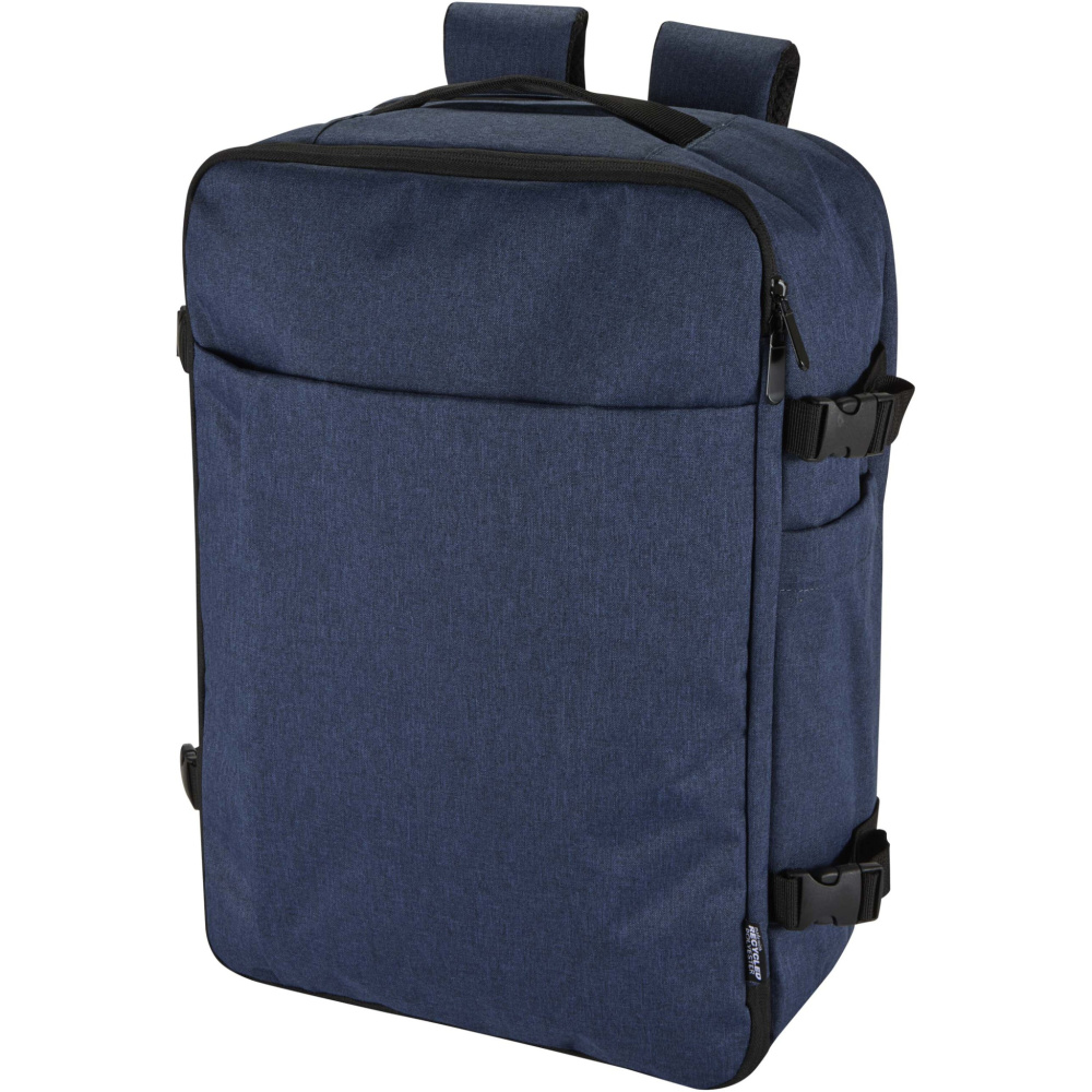 Logotrade mainostuotet kuva: Libra 17" GRS-kierrätetty käsimatkatavarareppu, 25 L