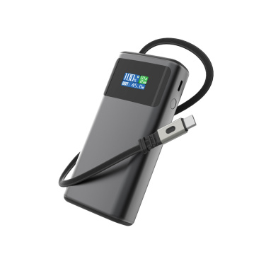 Logo trade liikelahja kuva: Quantum RCS PD45W nopea 10 000 mAh -varavirtalähde näytöllä