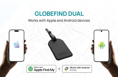 Logotrade liikelahjat mainoslahjat tuotekuva: Globefind Dual RCS -älykäs matkatavaralappu