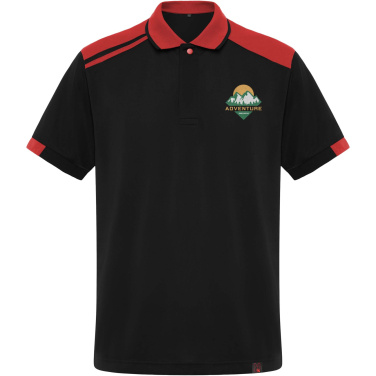 Logotrade mainostuote tuotekuva: Samurai antibakteerinen lyhythihainen unisex-poolopaita 160 g/m2