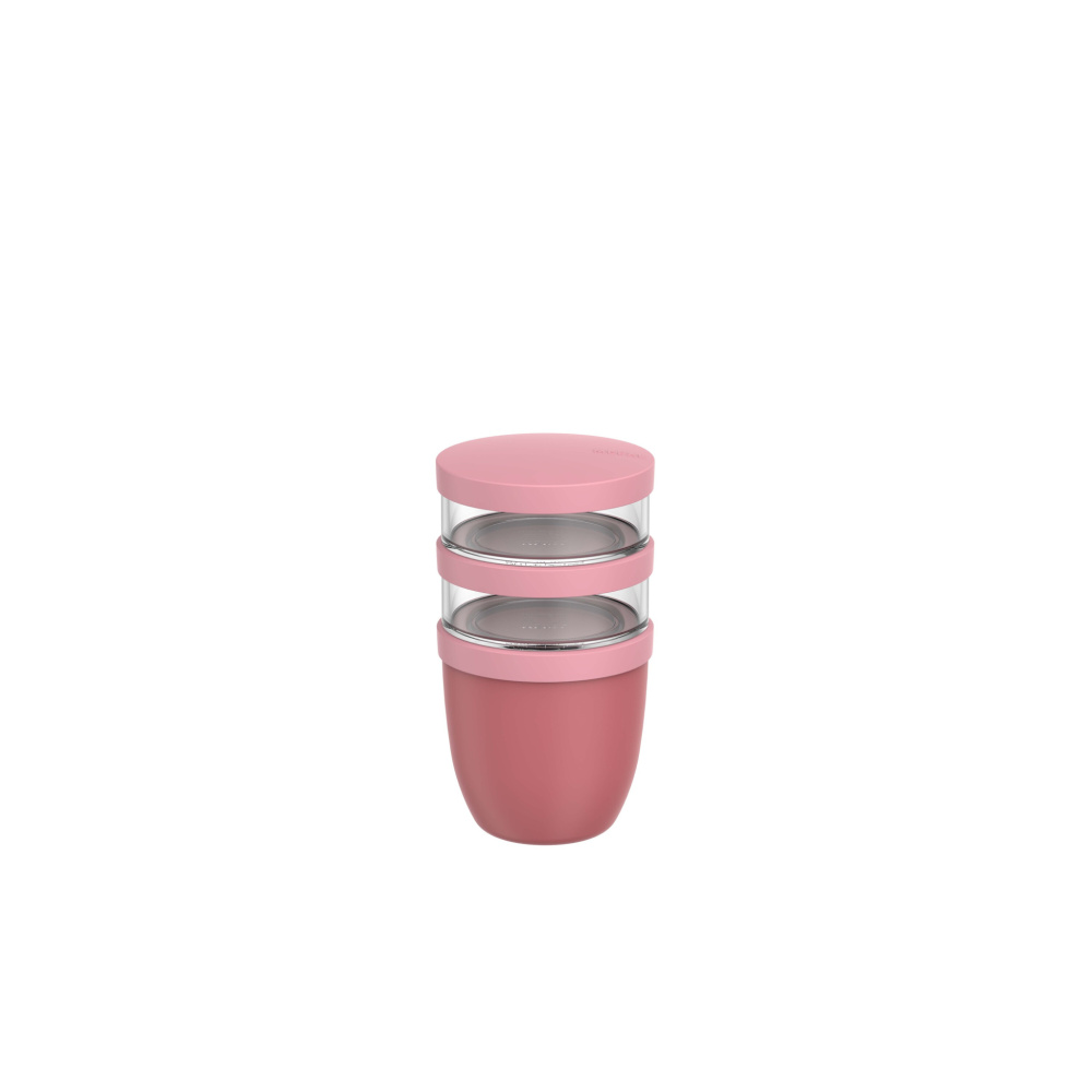 Logotrade mainoslahja tuotekuva: Mepal Ellipse kolmiosainen 500 ml:n + 2 x 200 ml:n eristetty lounasrasia