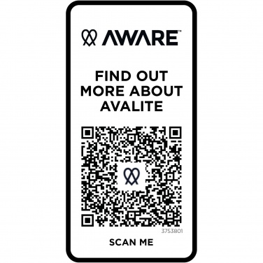 Logotrade reklaminės dovanos nuotrauka: Avalite trumpomis rankovėmis unisex Aware™ perdirbti marškinėliai