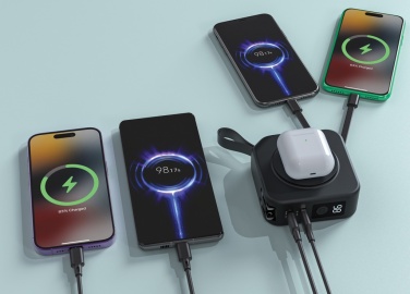 Logotrade verslo dovanos nuotrauka: Urban Vitamin Saratoga 5 in 1 universalus įkroviklis