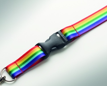 Logotrade dovana nuotrauka: Rainbow RPET virvė