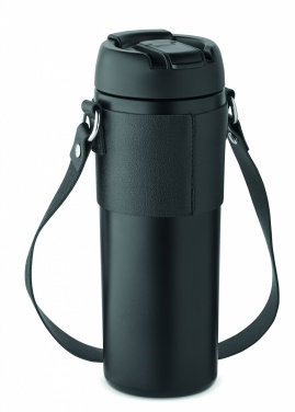 Logotrade verslo dovanos nuotrauka: Dvigubos sienelės stiklinė 700 ml