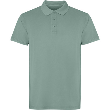 Logotrade dovana nuotrauka: Cobain trumpomis rankovėmis unisex polo marškinėliai