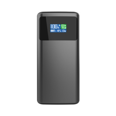 Logotrade firminės dovanos nuotrauka: „Quantum RCS“ itin greita PD45W 10 000 mAh išorinė baterija su ekranu