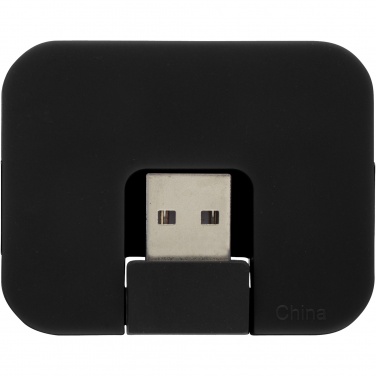 Logotrade biznesa dāvanas foto: Gaia 4 portu USB centrmezgls