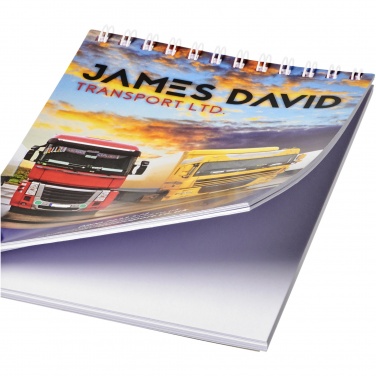 Logotrade Ideja dāvanas foto: Desk-Mate® spirālveida A6 piezīmju grāmatiņa