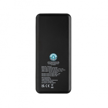 Logotrade korporatīvās dāvanas foto: Fenwick RCS otrreizēji pārstrādāta plastmasa 10000mah 3 vienā ātrā jaudas banka