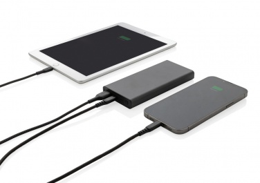 Logotrade Ideja dāvanas foto: Terra RCS pārstrādāta 18 W alumīnija jauda 10 000 mAh