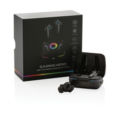Logotrade Ideja dāvanas foto: RGB spēļu austiņas ar ENC
