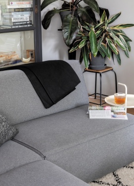 Logotrade biznesa dāvanas foto: Flīsa sega maisiņā