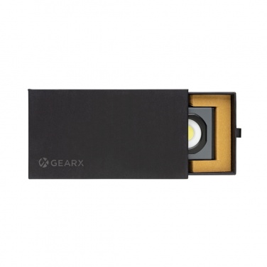 Logotrade logo dāvanas foto: Gear X RCS pārstrādāta plastmasas USB kabatas darba gaisma 260 lūmenu
