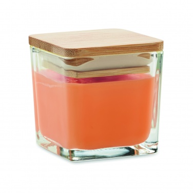 Logotrade korporatīvās dāvanas foto: Kvadrātveida aromātiskā svece 50gr