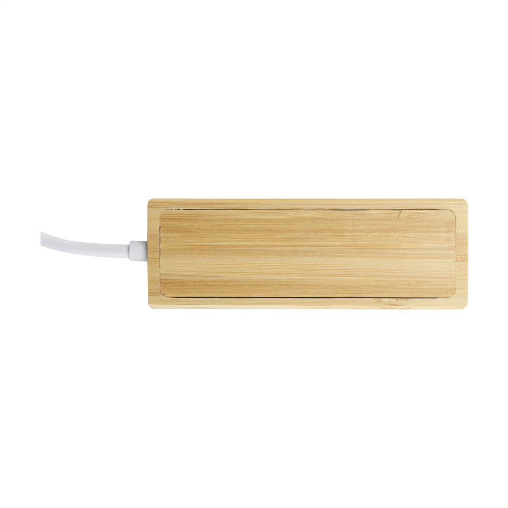 Logotrade Ideja dāvanas foto: Bambusa USB centrmezgls