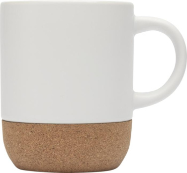 Logotrade dāvanas foto: Billie 300 ml keramikas sublimācijas krūze ar korķa detaļām