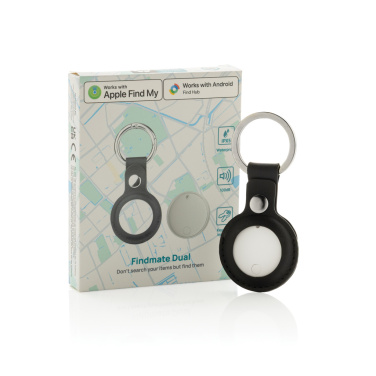 Logotrade logo dāvanas foto: Findmate Dual RCS pārstrādātas plastmasas priekšmetu meklētājs IPX 5