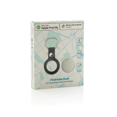 Logotrade dāvanas foto: Findmate Dual RCS pārstrādātas plastmasas priekšmetu meklētājs IPX 5