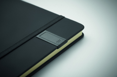 Logotrade dāvanas foto: A5 piezīmju grāmatiņa ar integrētu USB