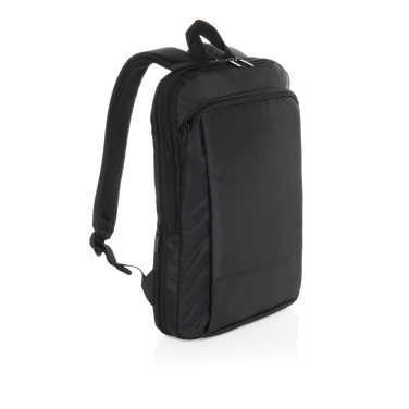 Logotrade logo dāvanas foto: Flexpack Aware™ RPET paplašināma, plāna 15,6 collu klēpjdatora mugursoma