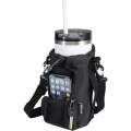 Trip Aware™ pārstrādāta ceļojumu pudeļu soma 2 l, Vienmērīgi melna