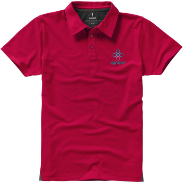 Logotrade logo dāvanas foto: Markham vīriešu elastīgs polo ar īsām piedurknēm