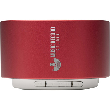 Logotrade korporatīvās dāvanas foto: Ankaa 3W pārstrādāta alumīnija bezvadu Bluetooth® skaļrunis