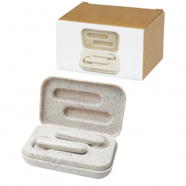 Лого трейд pекламные cувениры фото: Nantai пшеничная солома, наушники True Wireless