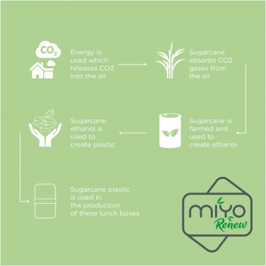 Логотрейд бизнес-подарки картинка: Двухслойный пищевой контейнер MIYO Renew