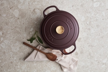 Лого трейд бизнес-подарки фото: VINGA Monte эмалированная чугунная кастрюля 5,5 л