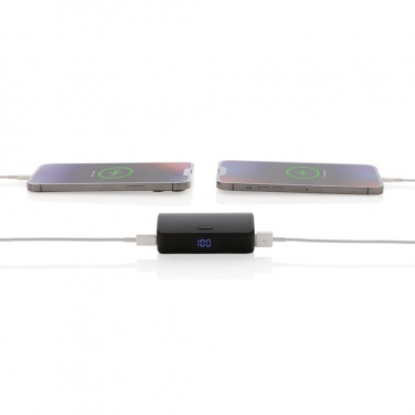 Логотрейд pекламные подарки картинка: FlashCharge RCS rplastic 5000 мАч быстрая зарядка powerbank