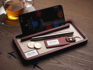 Лого трейд pекламные подарки фото: Деревянный настольный органайзер 1818121