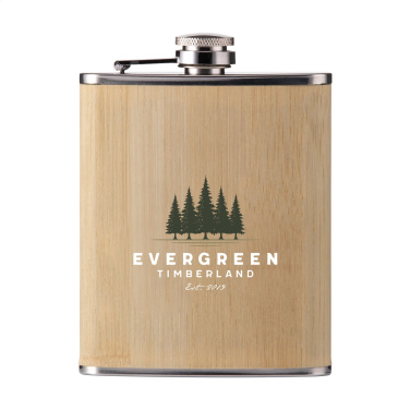 Логотрейд pекламные продукты картинка: Бутылка для питья Hipflask Bamboo 200 мл
