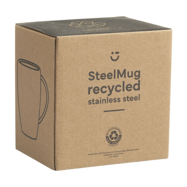 Лого трейд pекламные подарки фото: SteelMug RCS переработанная сталь 220 мл
